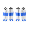 2 Pairs Sunnylife 7238F-2C For DJI Mavic Air 2 Double-sided Two-color Low Noise Quick-release Propellers(Blue White)