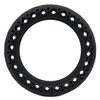 8.5 inch Electric Scooter Wear-resistant Shock-absorbing Decorative Pattern Tire Honeycomb Solid Tire, Suitable for Xiaomi Mijia M365(Black)