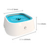 Pet Drinking Water Bowl Floating Not Wet Mouth Bowl Cat Dog Drinking Water Artifact(Blue )