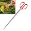 4 PCS Rice Eel Clip Lobster Tongs Rice Eel Clip Crab Loach Pliers Fish Control Garbage Clip, Size:52cm, Style:Straight