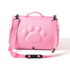 Cats and Dogs Go Out Portable Breathable Foldable EVA Pet Bag, Size:43×25×26cm(Pink)