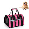 Foldable Mesh Breathable Pets Go Out Portable Diagonal Carrying Bag, Size:L(Rose Red)