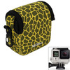 NEOPine GN-5 Leopard Texture Waterproof Housing Neoprene Inner Protective Bag Camera Pouch for GoPro HERO5/ 4 /3+ /3 /2 /1(Yellow)