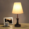 YWXLight Dimming Decorative Modern Minimalist Table Lamp Bedroom Bedside Night Light (White)