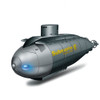 Children 2.4G Electric Six-Way Mini Submarine Model Boy Playing In Water Remote Control Boat Nuclear Submarine(Black)