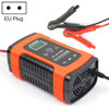 FOXSUR 12V 6A Intelligent Universal Battery Charger for Car Motorcycle, Length: 55cm, EU Plug(Red)