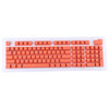 ABS Translucent Keycaps, OEM Highly Mechanical Keyboard, Universal Game Keyboard (Orange)