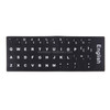 Keyboard Film Cover Independent Paste English Keyboard Stickers for Laptop Notebook Computer Keyboard(Black)