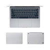 For MacBook Air 11.6 inch A1370 / A1465 4 in 1 Upper Cover Film + Bottom Cover Film + Full-support Film + Touchpad Film Laptop Body Protective Film Sticker(Apple Silver)