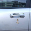 Ship Anchor Shape Car Auto Metal Free Stickers(Gold)