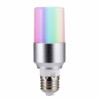 WIFI Smart Cylindrical Light Bulb App Control Color Changing Atmosphere Bulb Lamp Smart Home Voice LED Light, Model:6500K+RGBW E27