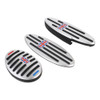 3 in 1 Car Non-Slip Pedals Foot Brake Pad Cover Set for BMW