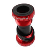 Meroca Mountain Bike Bottom Axle One Hollow Bb Bicycle Screw-In Bottom(Red)