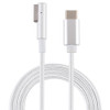 45W / 60W / 65W / 85W 5 Pin MagSafe 1 (L-Shaped) to USB-C / Type-C PD Charging Cable (White)