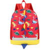 Backpack Cute Cartoon Dinosaur School Bags for Children(Red)