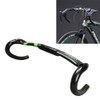 TOSEEK 3T Carbon Fiber Inside Line Bending Handle Road Bike Handlebar, Size: 400mm (Green)