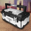 17 inch Stainless Steel Multi-function Portable Home Car Repair Tool Storage Box