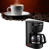 Homezest Household Small Coffee Maker Automatic Mini Drip Coffee Machine, Style:EU Plug(Black)