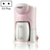 Homezest Household Small Coffee Machine Fully Automatic Portable Mini Single Cup Coffee Maker, Style:EU Plug(Pink)