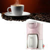 Homezest Household Small Coffee Machine Fully Automatic Portable Mini Single Cup Coffee Maker, Style:EU Plug(Pink)