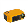 TRANSJEE A2000 320x240P 1000 ANSI Lumens Mini Home Theater HD Digital Projector, Plug Type: AU Plug(Yellow)