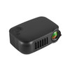 TRANSJEE A2000 320x240P 1000 ANSI Lumens Mini Home Theater HD Digital Projector, Plug Type: UK Plug(Black)