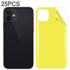 25 PCS Soft TPU Full Coverage Rear Screen Protector For iPhone 12