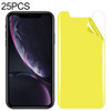 25 PCS For iPhone XR Soft TPU Full Coverage Front Screen Protector