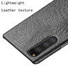 Shockproof Crocodile Texture PC + PU Case For Sony Xperia 5(Black)