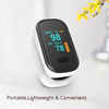BOXYM YK-80B 0.96 inch Finger Clip Oximeter Pulse Monitoring Home Pulse & Heart Rate Instrument with OLED Display