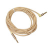 AV01 3.5mm Male to Male Elbow Audio Cable, Length: 3m(Gold)