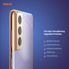 For Samsung Galaxy S21 2 PCS ENKAY Hat-Prince 0.2mm 9H 2.15D Round Edge Rear Camera Lens Tempered Glass Film Protector