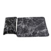 PU Marble Foldable Hand Pillow Hand Cushion Set Mat(Black)