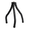 V-R1 Mini Octopus Flexible Tripod Holder with Ball Head for SLR Cameras, GoPro, Xiaoyi and Other Action Cameras (Black)