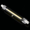 R7S 110V 7W 118mm COB LED Bulb Glass Tube Replacement Halogen Lamp Spot Light(4000K Natural White Light)