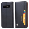Knead Skin Texture Horizontal Flip Leather Case for Galaxy S10e, with Photo Frame & Holder & Card Slots & Wallet (Black)