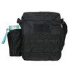 Waterproof High Density Strong Nylon Fabric Shoulder Bag with Kettle Bag(Black)