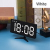 6615A LED Electronic Clock Smart Digital Table Clock(White)