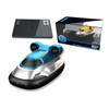 Children 2.4G Wireless Mini Remote Control Boat Toy Electric Hovercraft Water Model(Blue)