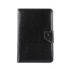 7 inch Tablets Leather Case Crazy Horse Texture Protective Case Shell with Holder for Galaxy Tab A 7.0 (2016) / T280 & Tab 4 7.0 / T230 & Tab Q T2558, Colorfly G708, Asus ZenPad 7.0 Z370CG, Huawei MediaPad T1 7.0 / T1-701u(Black)