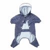 Dog Raincoat Out Four Foot Waterproof Dust Clothes Pet Raincoat, Size: XXL(Blue)