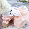 Pet Dog Clothes Spring And Summer Rabbit Ears Princess Skirt Cat Clothing, Size: XS(Pink)