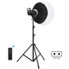 PULUZ 100W 5600K Studio Video Light + 2.8m Light Holder + 65cm Foldable Lantern Softbox Photography Kit (EU Plug)