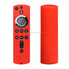 Non-slip Texture Washable Silicone Remote Control Cover for Amazon Fire TV Remote Controller (Red)