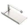 Stainless Steel Glossy Toilet Paper Holder Paper Roll Hanger With Mobile Phone Storage Shelf
