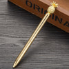 1.0mm Metal Kawaii Pineapple Ballpoint Pen(Gold)