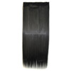 1B# One-piece Seamless Five-clip Wig Long Straight Wig Piece