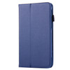 For Galaxy Tab A 7.0 / T280 Litchi Texture Magnetic Horizontal Flip Leather Case with Holder(Dark Blue)