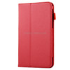For Galaxy Tab A 7.0 / T280 Litchi Texture Magnetic Horizontal Flip Leather Case with Holder(Red)