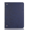 Retro Book Style Horizontal Flip PU Leather Case for iPad Pro 12.9 inch (2018), with Holder & Card Slots & Wallet (Navy Blue)